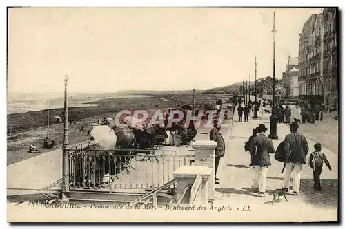 Cartes postales Cabourg Promenade de la Mer Boulevard des Anglais