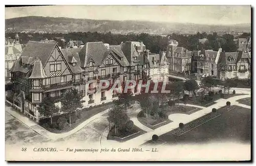 Ansichtskarte AK Cabourg Vue panoramique prise du Grand Hotel