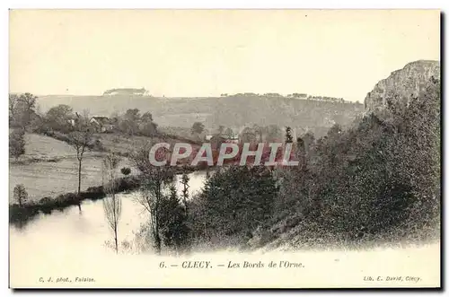 VINTAGE POSTCARD Clecy Edges of Orne�