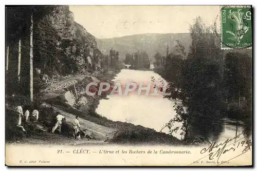 Ansichtskarte AK Clecy L&#39Orne et les Rochers de la Cambronnerie