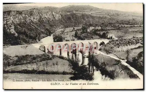 Ansichtskarte AK Clecy Le Viaduc et ses Environs