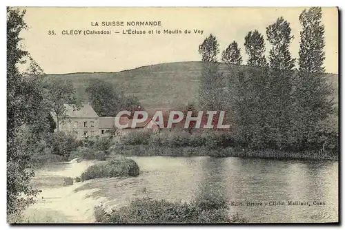 Cartes postales Clecy L&#39Ecluse et le Moulin de Vey