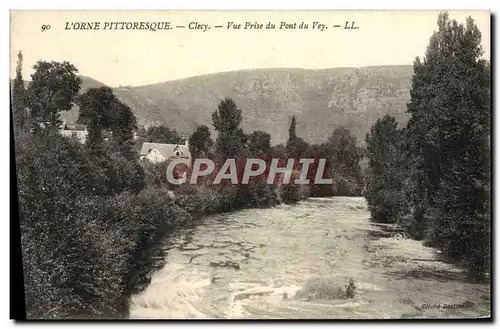 Ansichtskarte AK Clecy Vue Prise du Pont du Vey