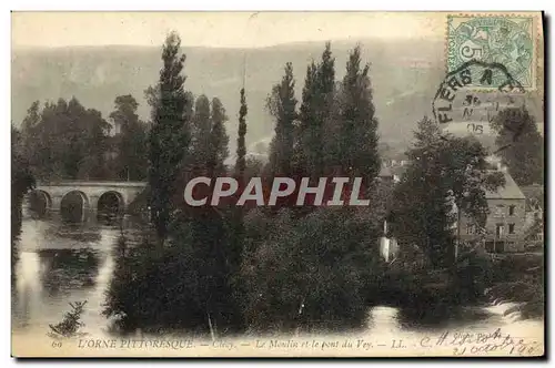 Cartes postales Clecy Le Moulin et le Pont du Vey