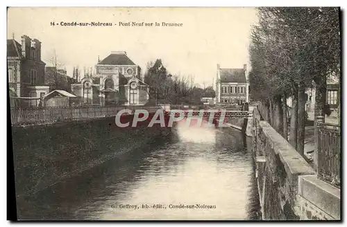 Cartes postales Conde sur Noireau Pont Neuf sur la Druance