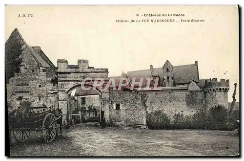 Cartes postales Chateau de la Fee d&#39Argouges Porte d&#39entree