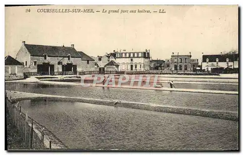 Ansichtskarte AK Courseulles sur Mer Le Grands Parc aux Huitres