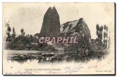 Cartes postales Eglise de Cricqueboeuf