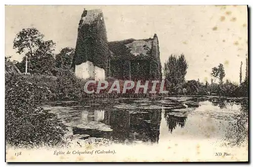 Ansichtskarte AK Eglise de Cricqueboeuf