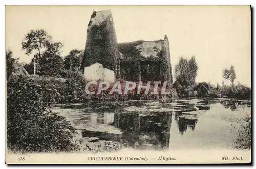 Ansichtskarte AK Cricqueboeuf L&#39Eglise