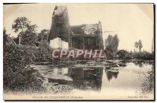 Cartes postales Eglise de Cricqueboeuf