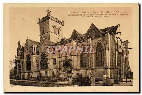 Cartes postales Dives sur Mer L&#39eglise