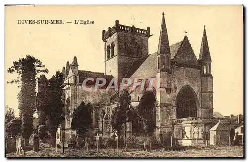 Cartes postales Dives sur Mer l&#39Eglise