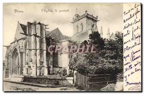 Cartes postales Dives L&#39Eglise le portail