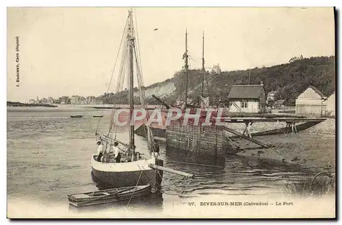 Cartes postales Dives sur Mer Le Port Bateaux