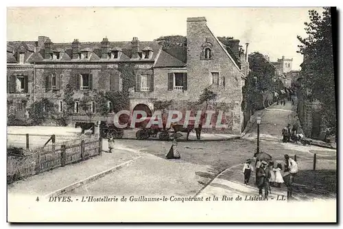 Cartes postales Dives L&#39Hostellerie de Guillaume le Conquerant et la Rue de Lisieux