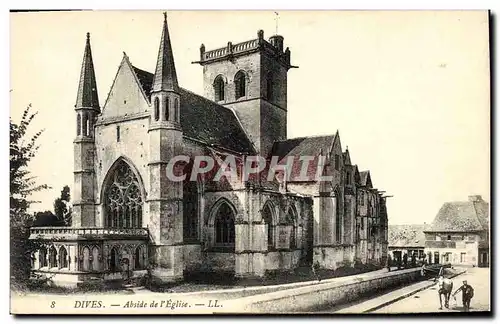 Cartes postales Dives Abside de l&#39Eglise