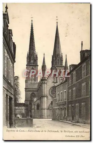 Cartes postales Environs de Notre Dame de La Delivrande la Basilique cote nord ouest