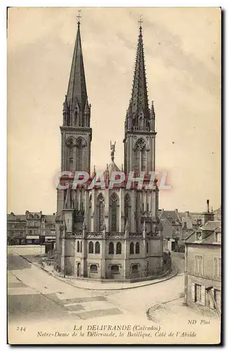 Cartes postales La Delivrande Notre Dame de La Delivrande la Basilique cote de l&#39Abside