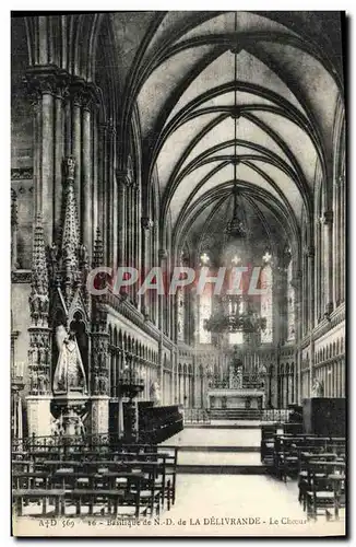 Cartes postales Basilique de N D La Delivrande Le Choeur