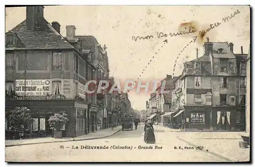 Cartes postales La Delivrande Grande Rue