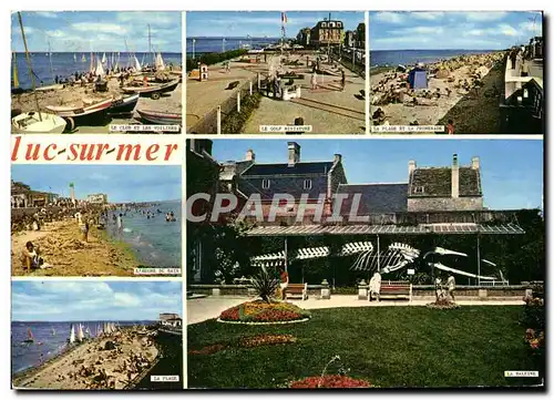 Cartes postales moderne Luc sur Mer Golf Baleine