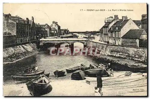 Cartes postales Isigny Sur Mer le port a maree basse