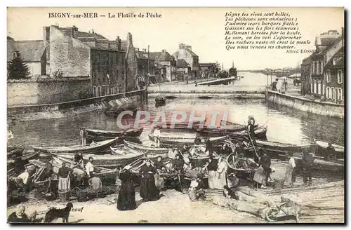 Cartes postales Isigny Sur Mer La flotille de peche