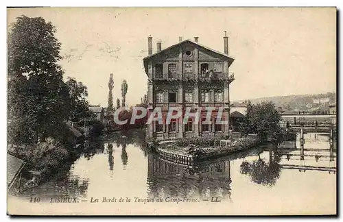 Cartes postales Lisieux Les bords de la touques au camp Franc