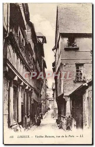 Cartes postales Lisieux Vieilles maisons rue de la paix