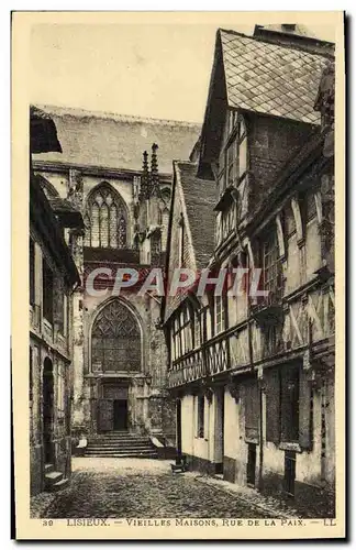 Cartes postales Lisieux Vieilles maisons rue de la paix