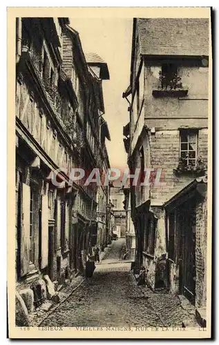 Ansichtskarte AK Lisieux vieilles maisons rue de la paix