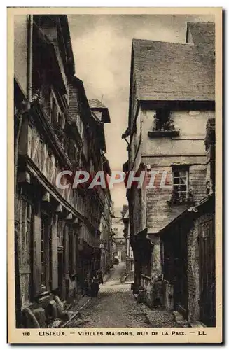 Ansichtskarte AK Lisieux vieilles maisons rue de la paix