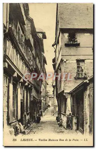 Ansichtskarte AK Lisieux Vieilles maisons rue de la paix