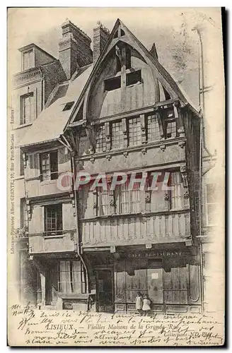 Ansichtskarte AK Lisieux Vieilles maisons de la grande rue