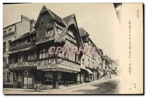 Ansichtskarte AK Lisieux Vieilles maisons de la grande rue