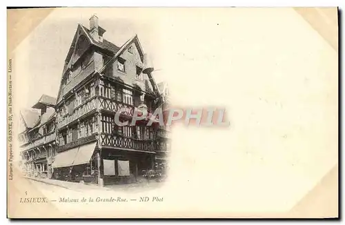 Cartes postales Lisieux Maisons de la grande rue