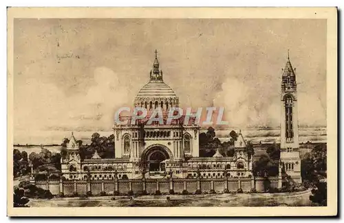 Cartes postales La Basilique de Lisieux vue generale du projet