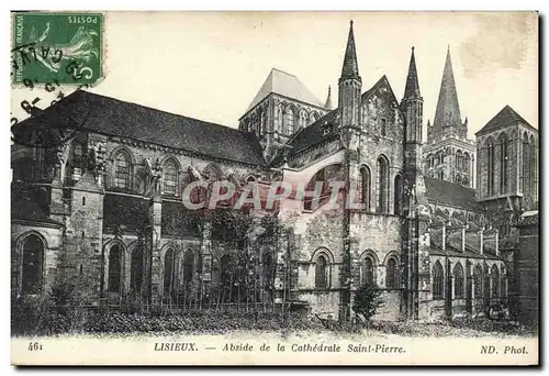 Cartes postales Lisieux Abside de la Cathedrale Saint pierre