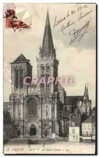 Cartes postales Lisieux La cathedrale Saint pierre