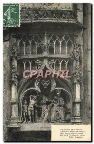 Cartes postales Lisieux Cathedrale st pierre Bas relief