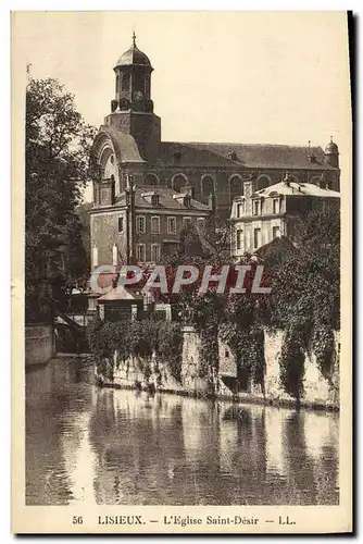 Cartes postales Lisieux L&#39Eglise saint desir