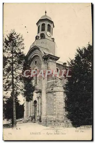 Cartes postales Lisieux L&#39Eglise saint desir