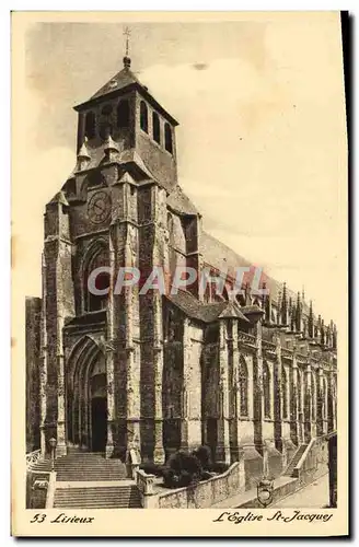 Cartes postales Lisieux l&#39eglise St Jacques