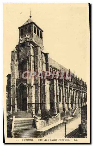 Ansichtskarte AK Lisieux l&#39eglise Saint Jacques