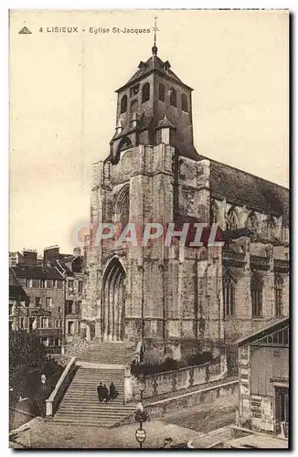 Cartes postales Lisieux eglise st jacques