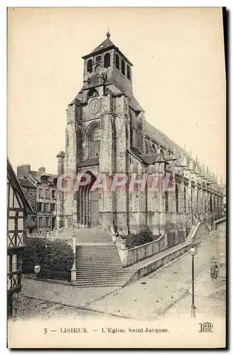 Ansichtskarte AK Lisieux L&#39eglise saint jacques