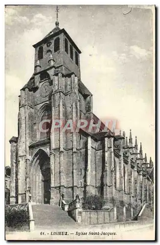 Ansichtskarte AK Lisieux Eglise saint jacques