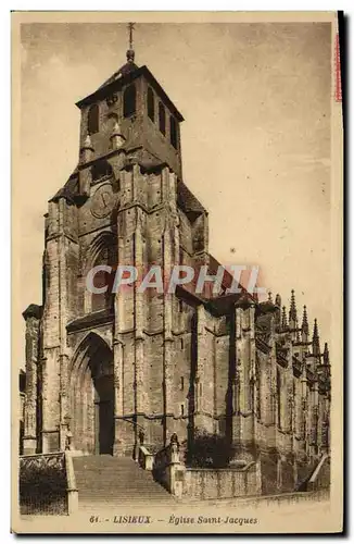 Cartes postales Lisieux Eglise saint jacques