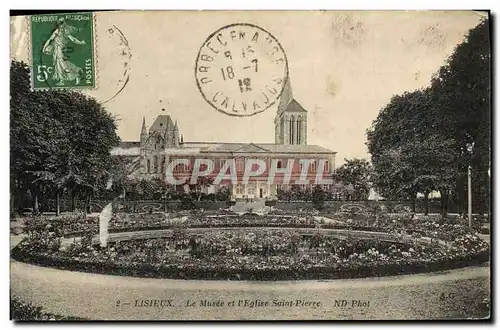 Cartes postales Lisieux Le Musee et l&#39eglise saint pierre